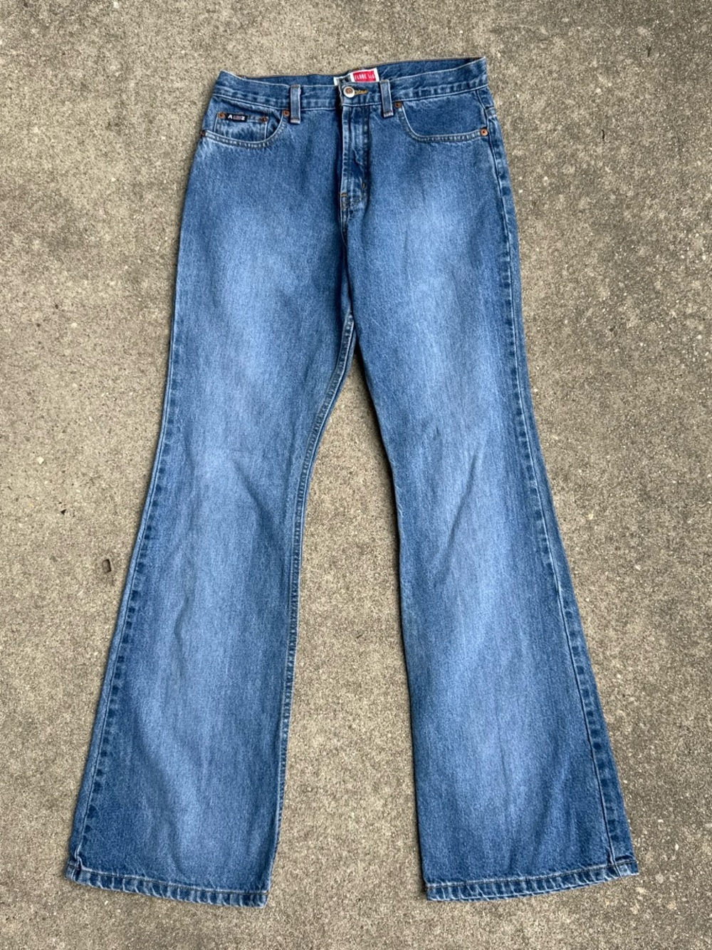 Vintage Y2K Flare Jeans Size 9 Bootcut 2000s Western